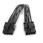 Cable duplicador de alimentación para tarjeta gráfica PCIe Express